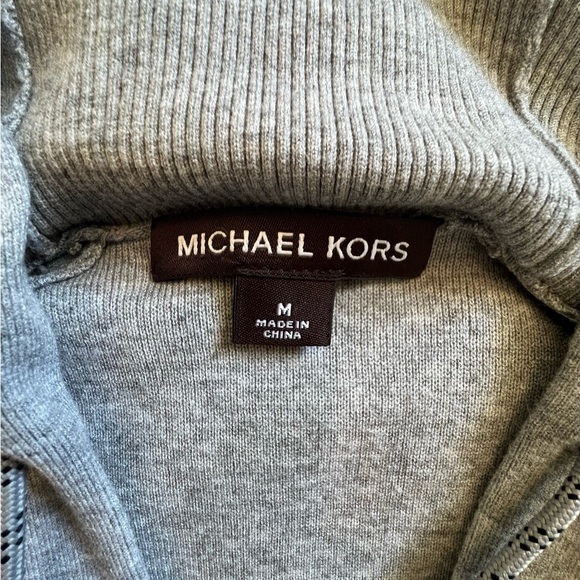 Men's MICHAEL Michael Kors Grey Hoodie Size Medium - Picture 2 of 8
